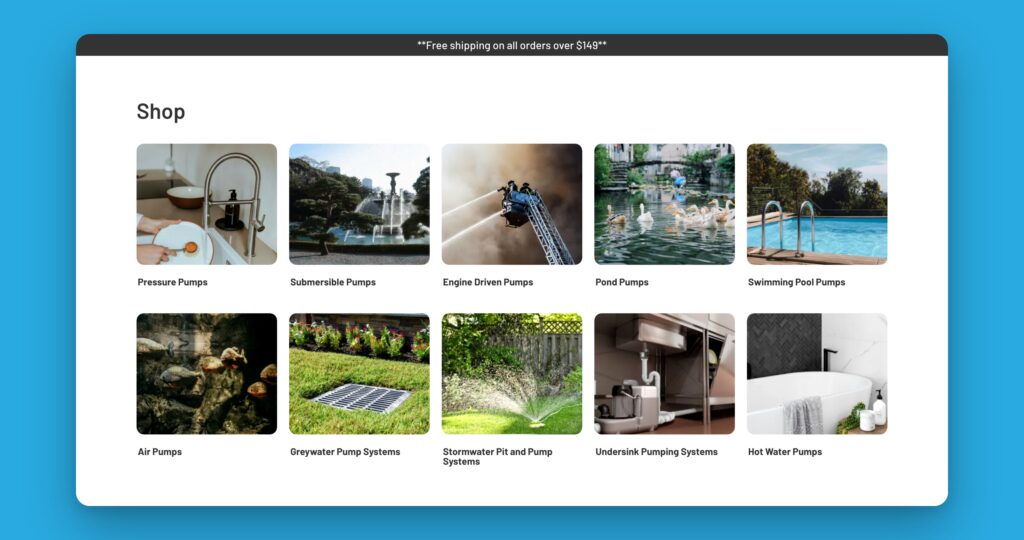 Homepage hero