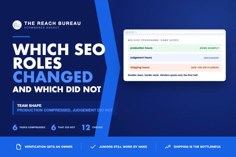 Which SEO roles changed and which did not