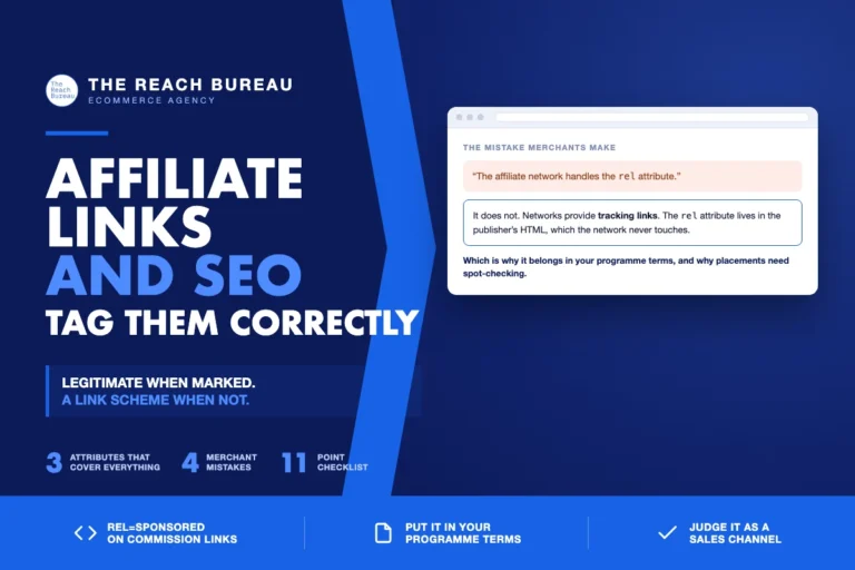 Tagging affiliate links correctly for SEO