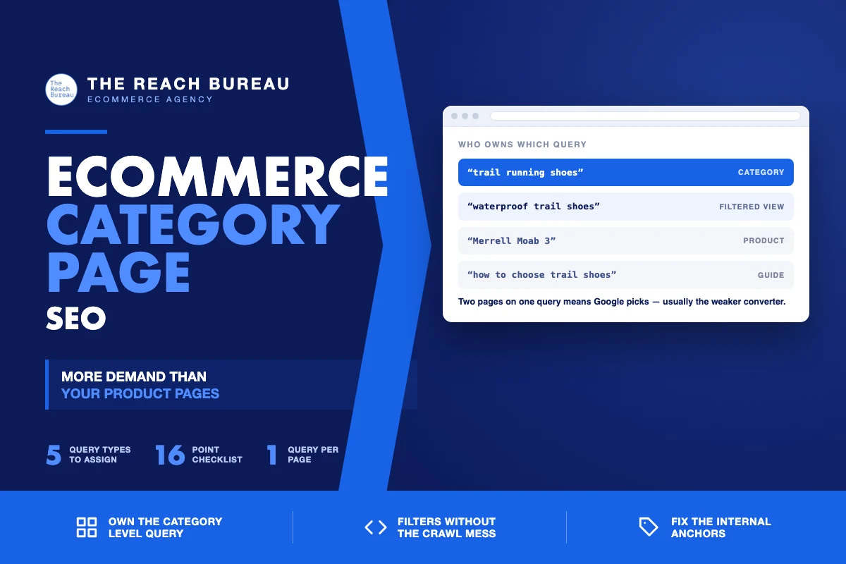 Ecommerce category page SEO optimization guide
