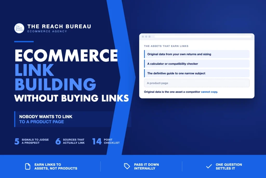 Ecommerce Link Building: What Actually Earns Links to a Store