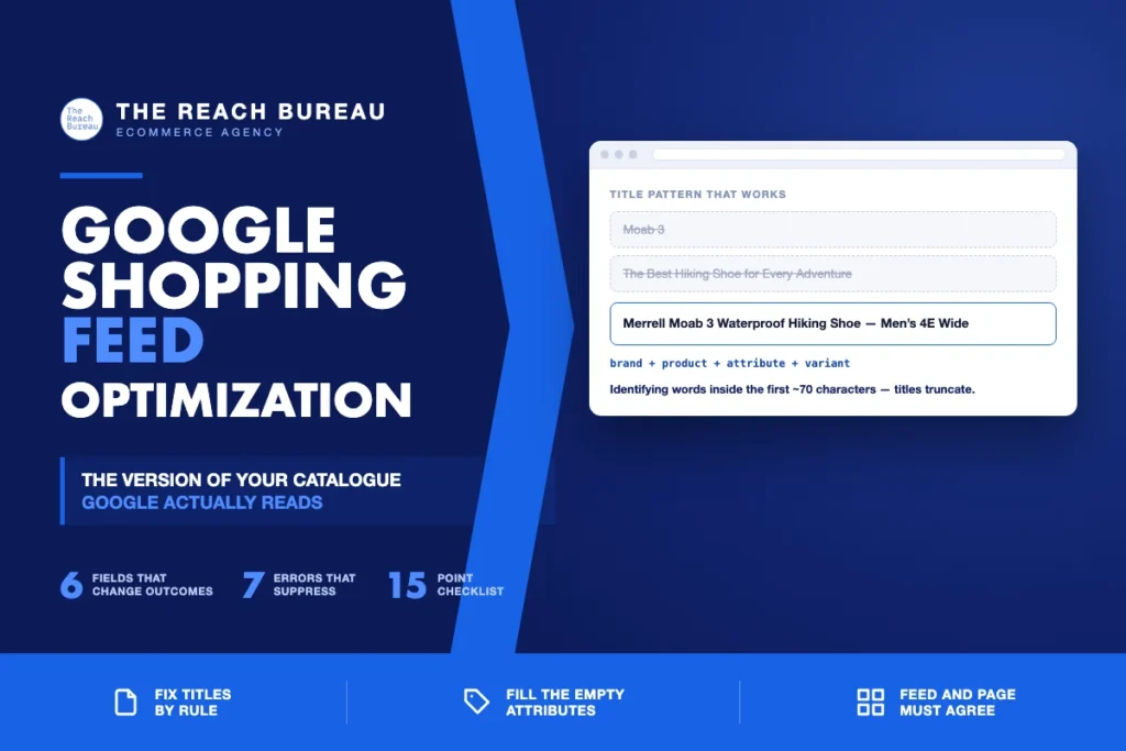 Google Shopping Feed Optimization: The Product Data That Decides Visibility