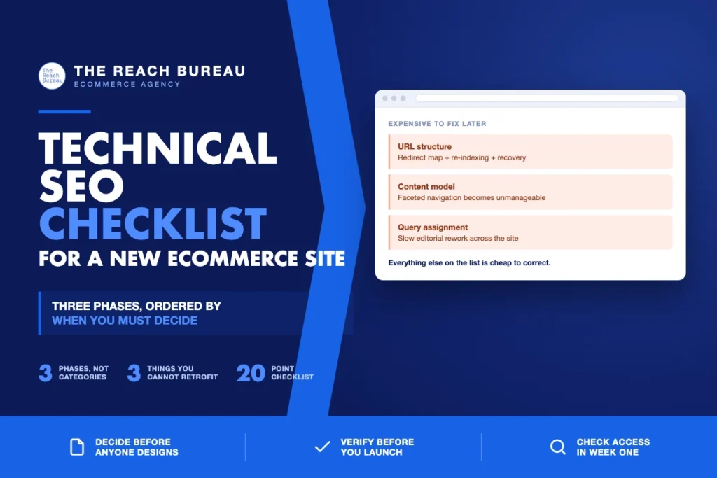 Technical SEO Checklist for a New Ecommerce Site