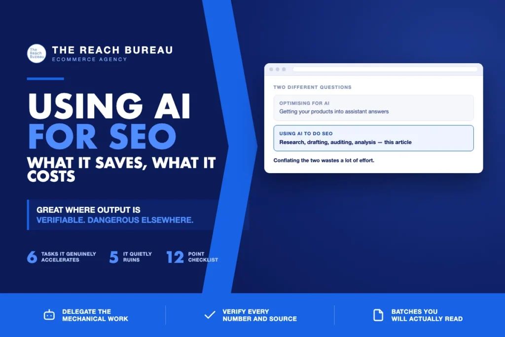 Using AI for SEO: Where It Saves Real Time and Where It Costs You