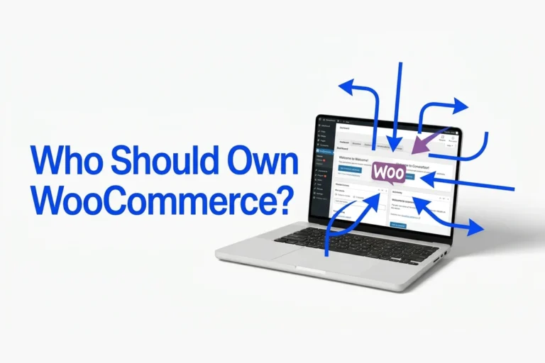 Who should own WooCommerce: decision paths converging on a store dashboard